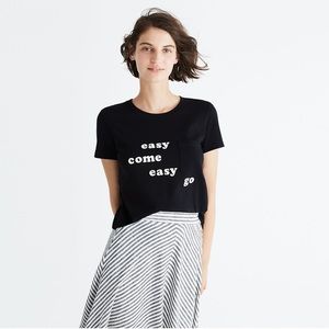 Madewell Easy Come Easy Go Tee Size Medium